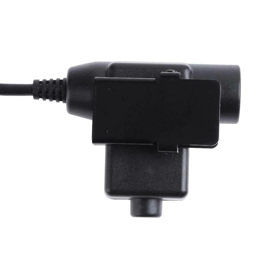 U94 PTT Headphone Accessory Black Z TAC Radio Standard Walkie Talkie Clip On Portable Military Adapter Button Switch Hunting