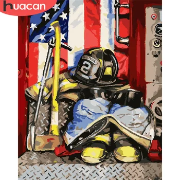 

HUACAN Paint By Number Landscape Drawing On Canvas Gift DIY Pictures By Numbers Kits Hand Painted Paintings Art Home Decor