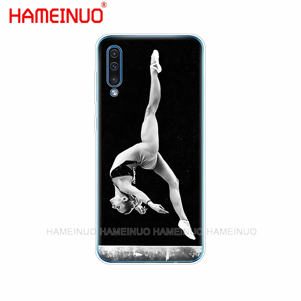 Силиконовый чехол для телефона samsung Galaxy S10 E PLUS A10 A20 A30 A40 A50 A70 A10E A20E M20 coque бампер гимнастический силуэт - Цвет: 62238