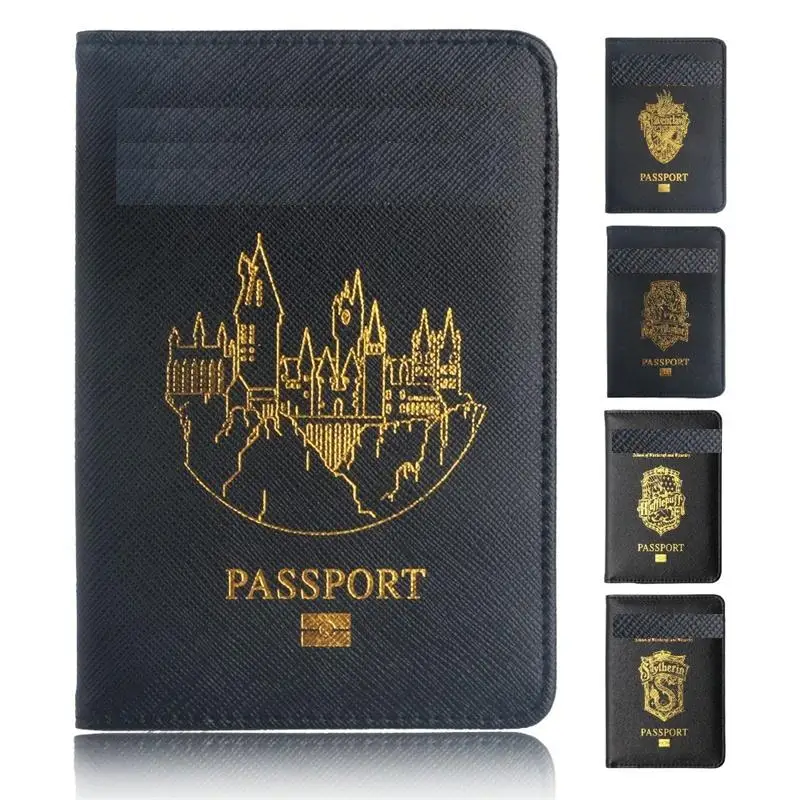 

Mcneely Multifunctional Rfid Blocking Black Passport Cover Leather Saudi Arabia Passport Holder Case High Quality