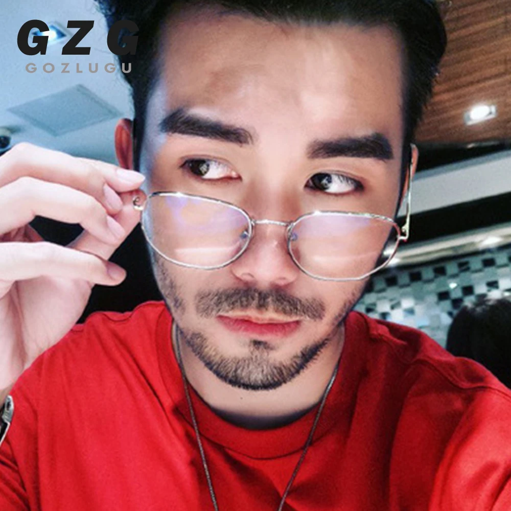 

Vintage Clear Sun glasses Frame Women Men 2019 Retro Optical Eye glasses Frame men Hexagon sunglasses Oculos lentes de sol mujer