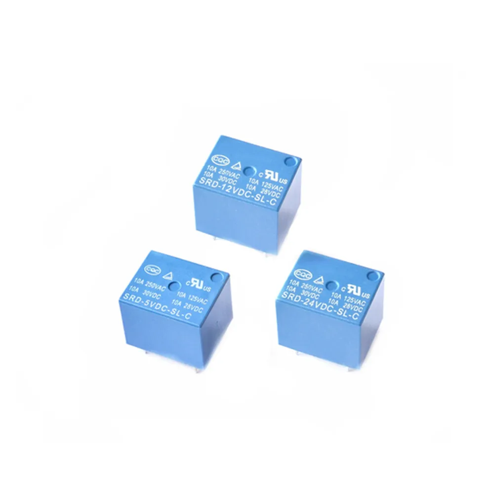 Реле общего назначения SRD-05VDC-SL-C SRD-12VDC-SL-C SRD-24VDC-SL-C 5V12v 24v 10A 250VAC 5PIN T73 | Электронные