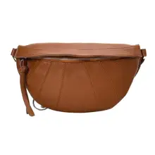 Тонкий дизайн для женщин Ретро Кожа Фанни нагрудная сумка Портативный прочный модные однотонные сумки через плечо