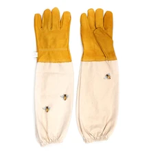 Beekeeping Gloves Beekeeper Prevent Gloves Protective Sleeves Ventilated Professional Anti Bee for Apiculture Beekeeper Beehive