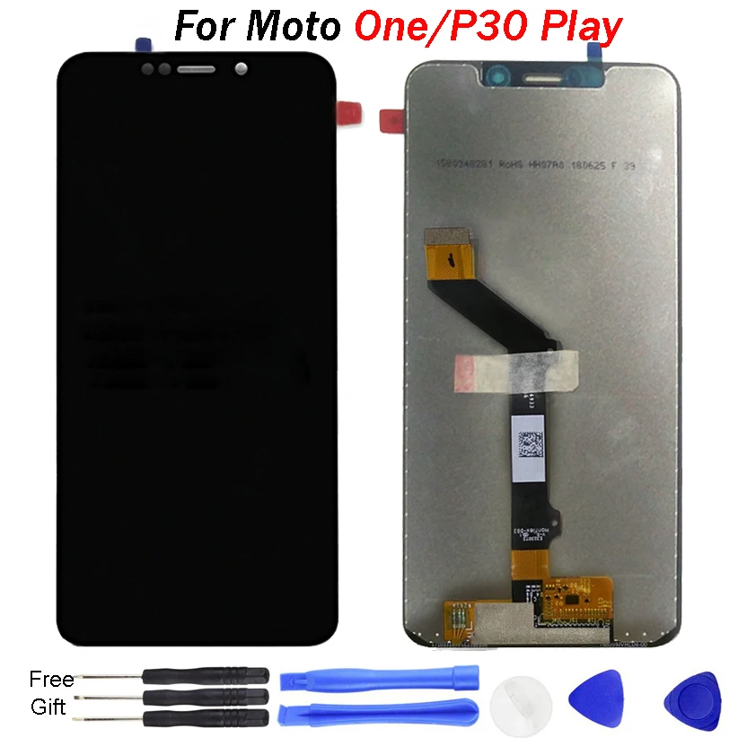 

Original For Moto P30 Play LCD Display Touch Screen Digitizer P30 Play Screen For Motorola One LCD One Power Display Replacement