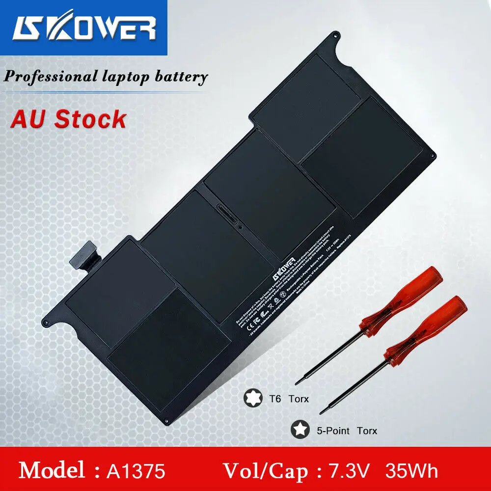 

SKOWER A1370 Battery For Apple MacBook Air 11 Inch A1370 (Late 2010 Version) MC505 MC506 MC507LL/A A1375 7.3V/35WH