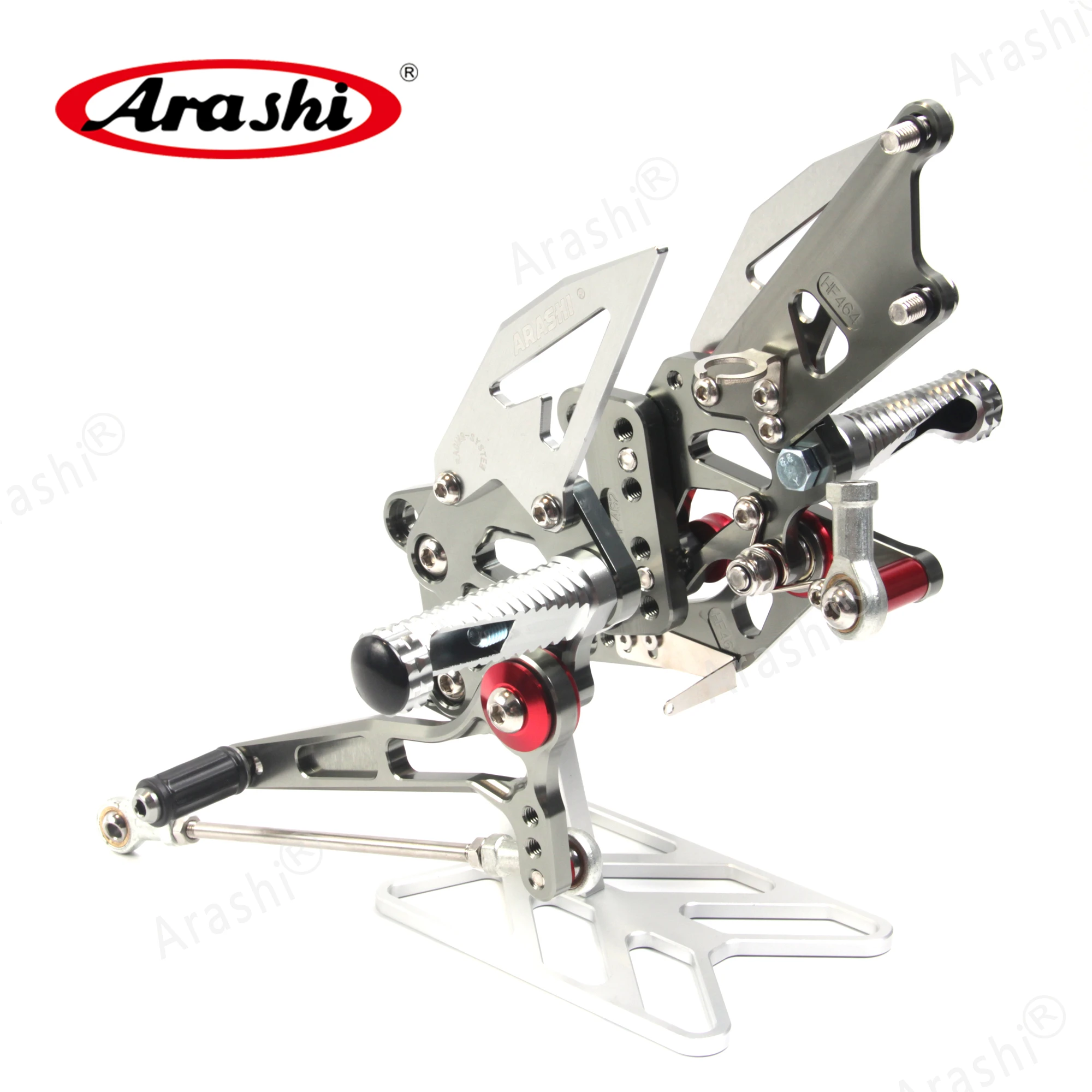 Arashi CNC Регулируемая Rider задняя Подножка для KAWASAKI NINJA 250R 2008-2012 подножки задние наборы 250 R 2009 2010 2011 08 09 10