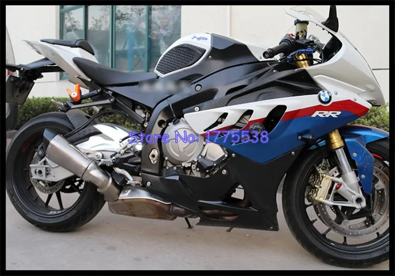 Титановый сплав S1000RR S1000R 2010- глушитель для мотоцикла из углеродного волокна выхлопная труба глушителя для мотоцикла побега демпфер утечки