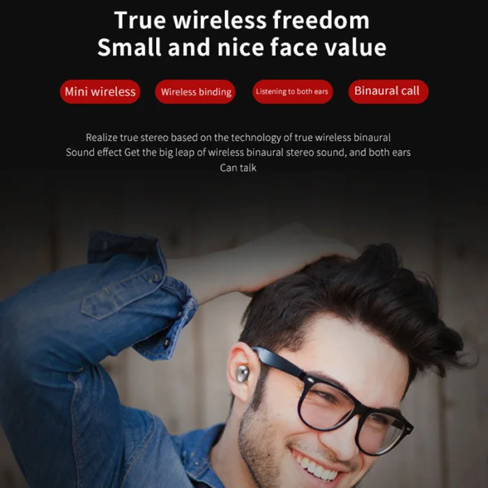 TWS 5,0 водонепроницаемые Bluetooth наушники Беспроводная гарнитура шумоподавлением наушники с шумоподавлением LHB99