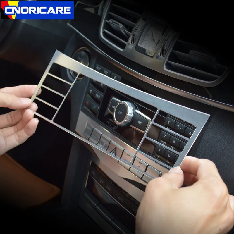 Стайлинг автомобиля центральная консоль кондиционер CD Кнопка рамка