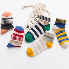 Корейский стиль, женские хлопковые носки, упаковка, в полоску, Harajuku, забавные, милые, уютные, модные, уличные, цветные, для девушек, для женщин, теплые, хлопковые носки