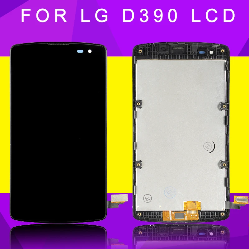 HH 4 5 дюймов D290 ЖК экран для LG F60 дисплей Optimus D390 L Fino D290N D295 сенсорный дигитайзер в
