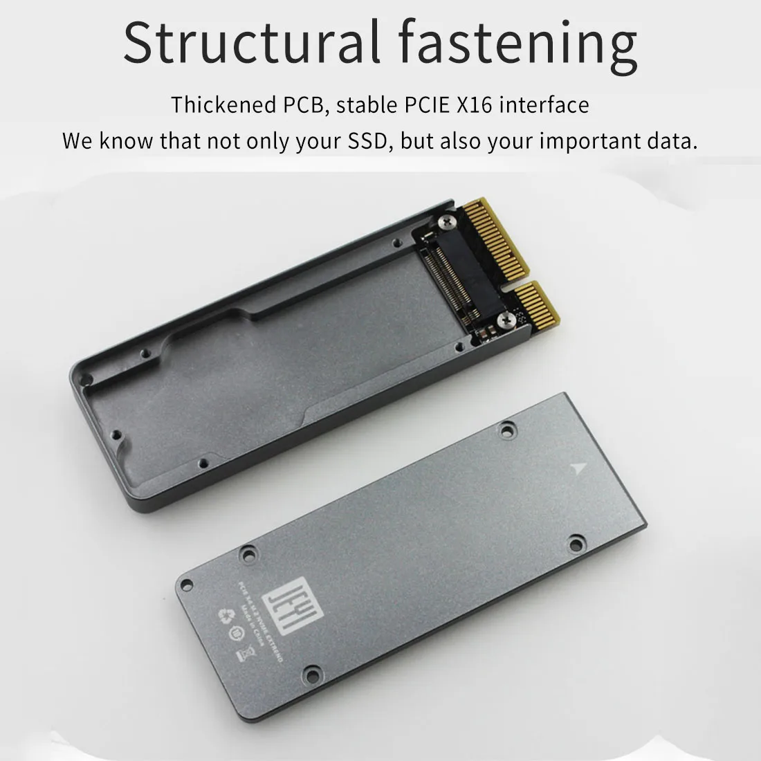 JEYI iSSD m.2 NVME алюминиевый PCIE3.0 GEN3 мобильный SSD box optibay SSD чехол PCIE X1 адаптер m2 M.2 PCIE SSD U.2 PCI-E в PCI-E