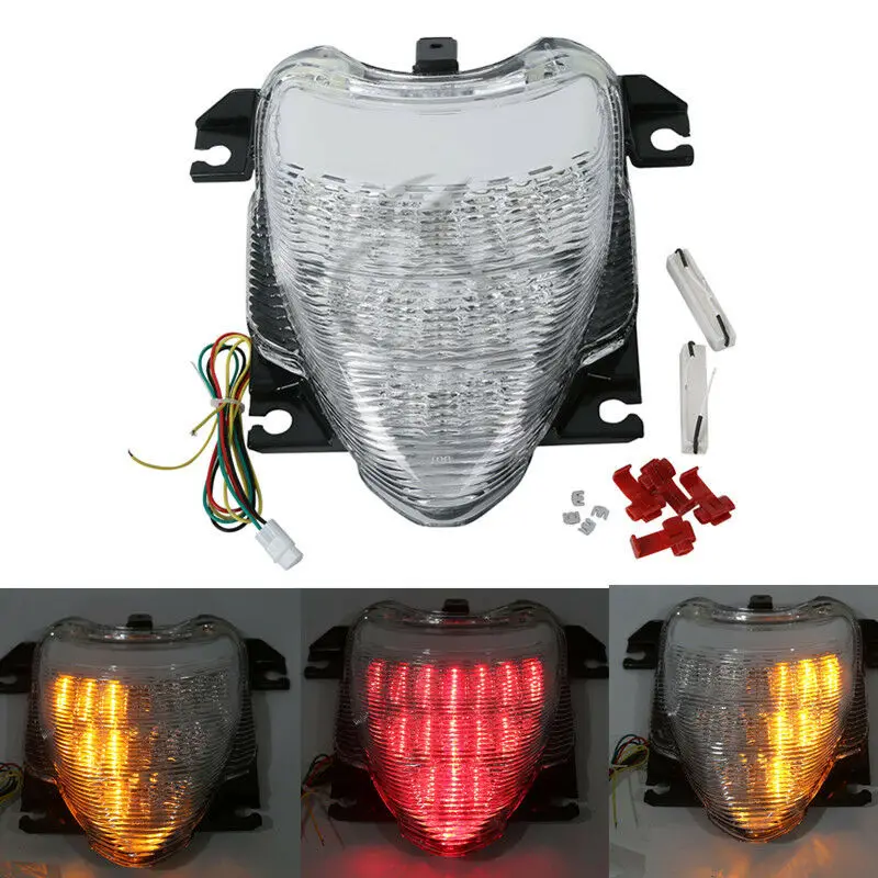 

Motorcycle Rear LED Clear/Smoke Brake Tail Light Turn Signals For Suzuki Boulevard M109R 2006-2022