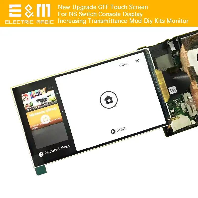 New Upgrade Gff Touch Screen For Ns Nintendo Switch Console Display Increasing Transmittance Mod Diy Kits Monitor Integrated Circuits Aliexpress