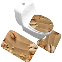 CAMMITEVER 3 шт. коврики домашний туалет ковер сиденье на унитаз коврик для унитаза коврик для сиденья унитаза Противоскользящий коврик для туалета