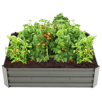 

Garden Plant Pot Decorative Modern Succulent Metal Boxes Crates Rectangle Table Flower Pot Gardening Device