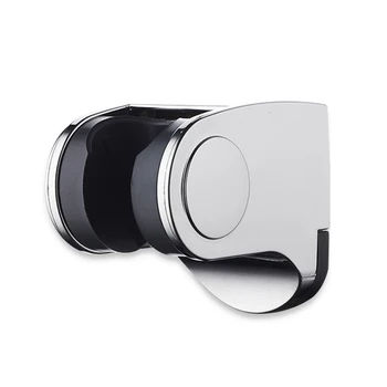 

Smooth Electroplated Easy Install Adjustable Bathroom Stable Home Modern Replacement ABS Shower Head Holder Wall Mount Durable