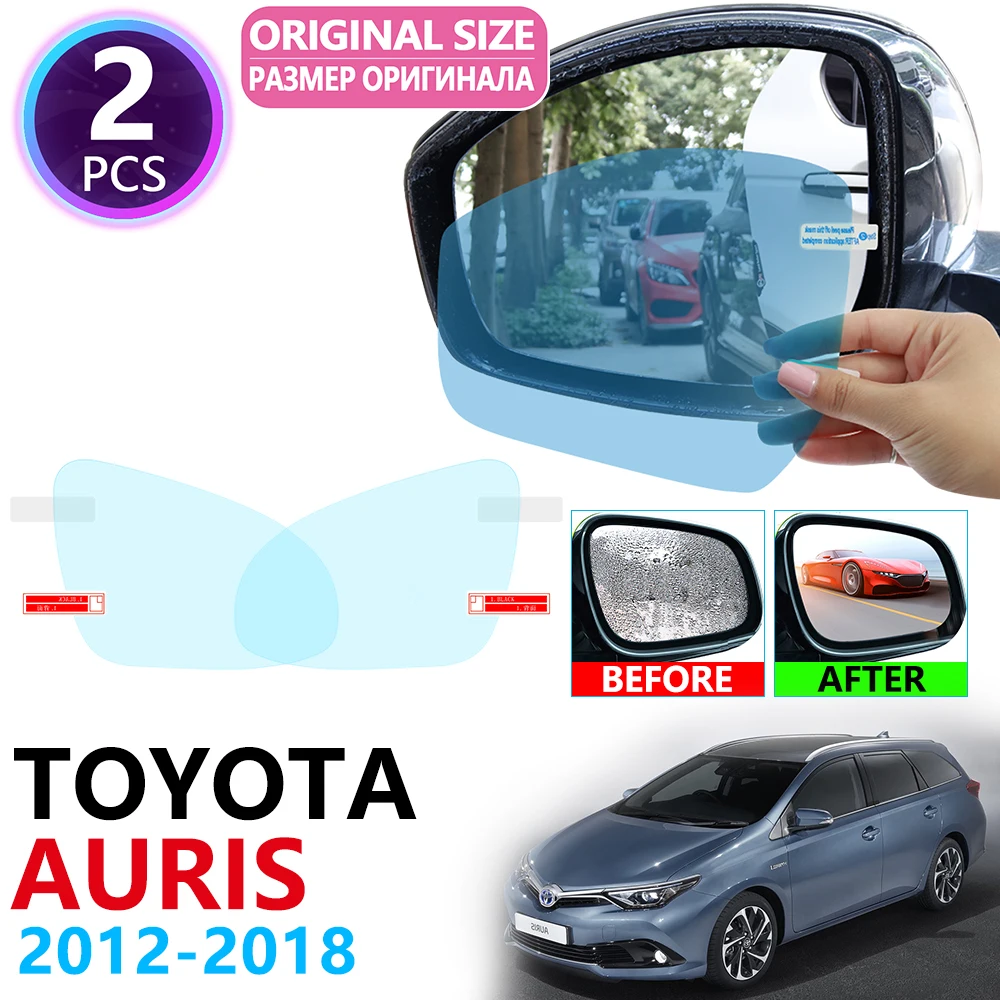 

for Toyota Auris E180 180 Scion iM Corolla 2012~2018 Full Cover Rearview Mirror Rainproof Anti Fog Film Accessories 2014 2017