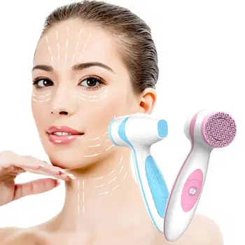 

Electric Cleansing Brush Sonic Pore Cleaner Nu Galvanic Spa Skin Care Massager Face Lift