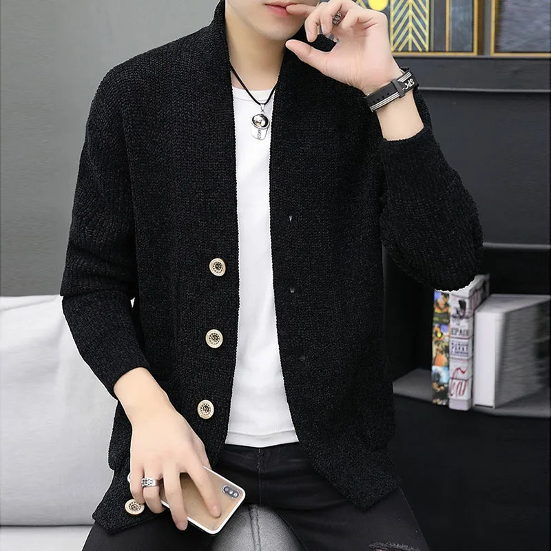 2019 New Sweater autumn new men's jacket long men's slim cardigan knit cardigan trend men's clothing yw573 2019 New Sweater autumn new men's jacket long men's slim cardigan knit cardigan trend men's clothing yw573