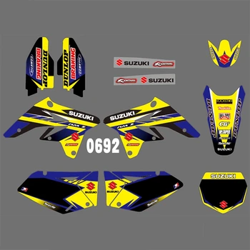 

For SUZUKI RMZ250 2007-2009 Graphics Decals Stickers Custom Number Name 3M Full Motorcycle Backgrounds Stickers Accessories