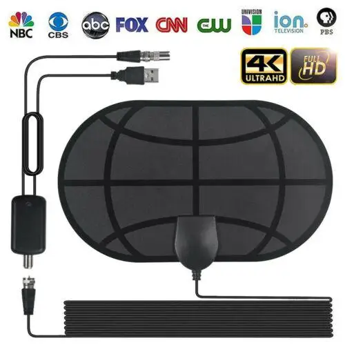 Крытый 980 км ТВ антенна Freeview 25 дБ антенна цифрового ТВ с антенный усилитель радиус прибой лиса ТВ антенна