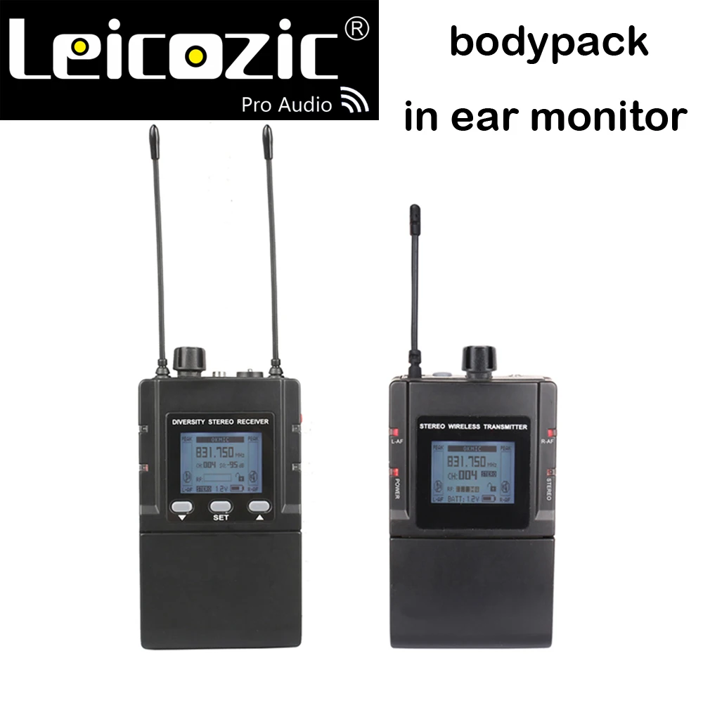 Leicozic UHF/PLL Stereo Bodypack In Ear Monitor