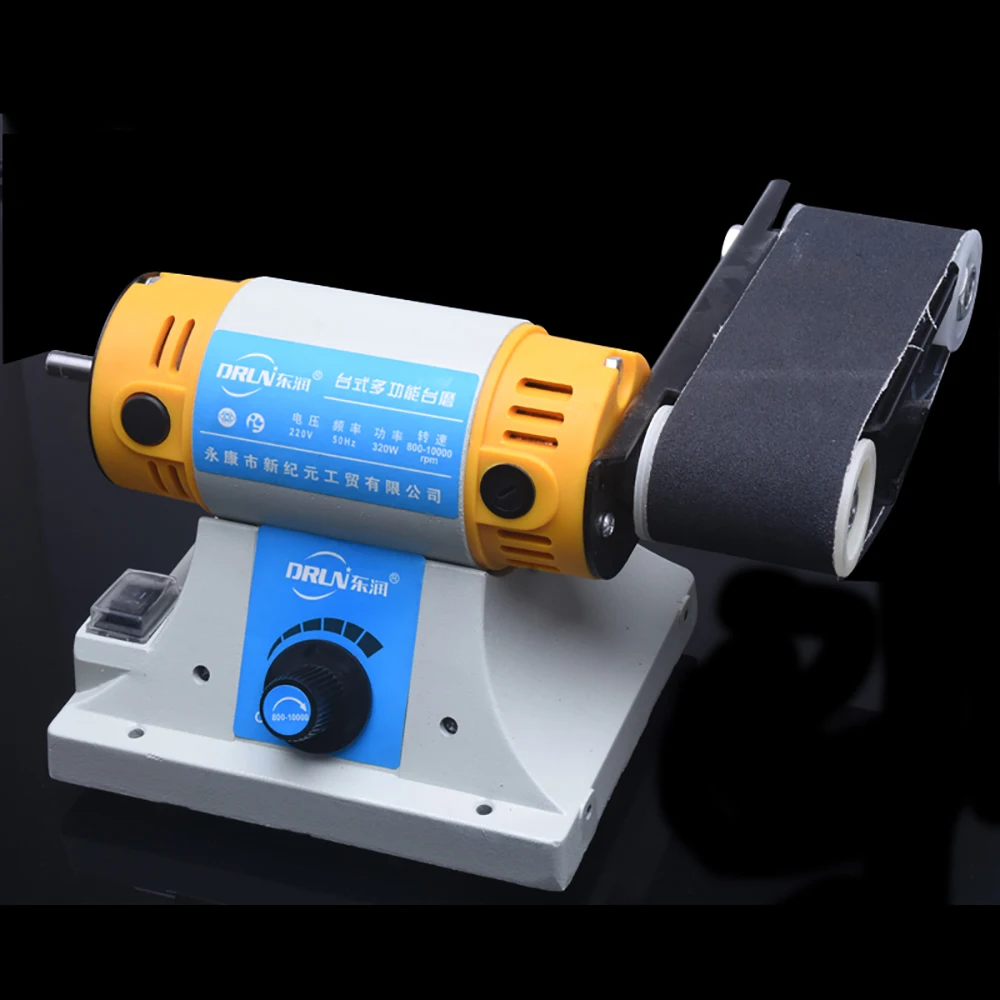 Right Belt Sander 220 V, мульти-функциональное электрическое ленточно-шлифовальный станок, дерево, металл, нефрит шлифовальная полировальная машинка Y - Цвет: Right Belt Sander