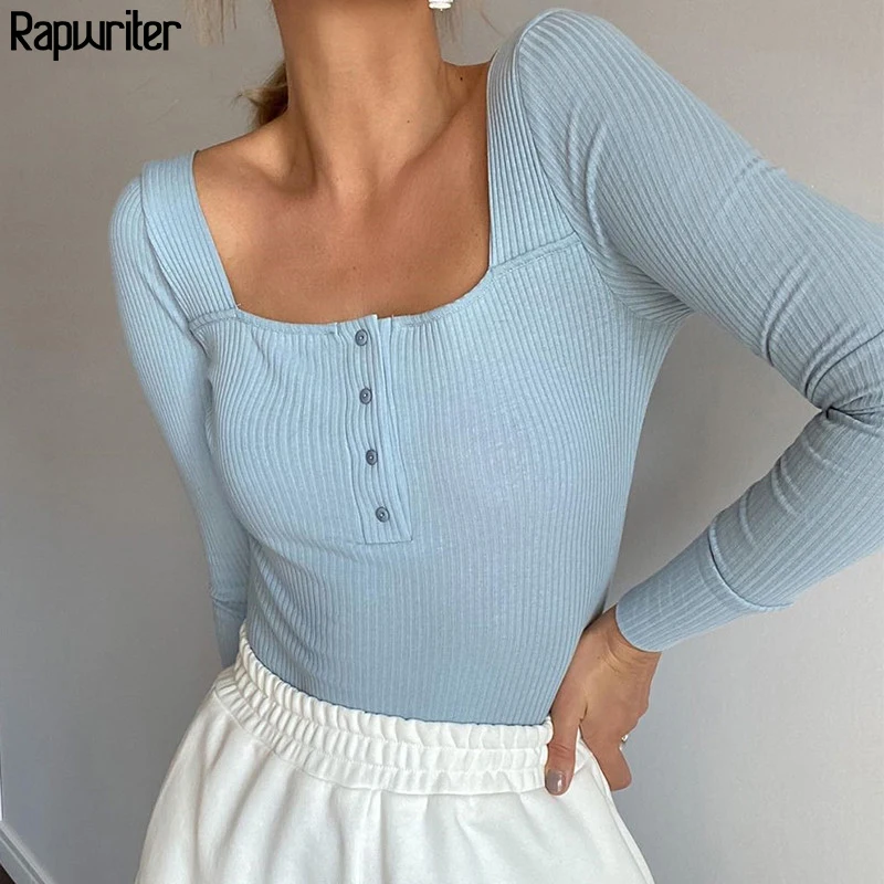 Solid Ribeed Knitted Square Collar Long Sleeve Thong Bodysuit Women 2020 Bodycon Sexy Basic Bodysuit Ladies Mujer Fall Winter Solid Ribeed Knitted Square Collar Long Sleeve Thong Bodysuit Women 2020 Bodycon Sexy Basic Bodysuit Ladies Mujer Fall Winter