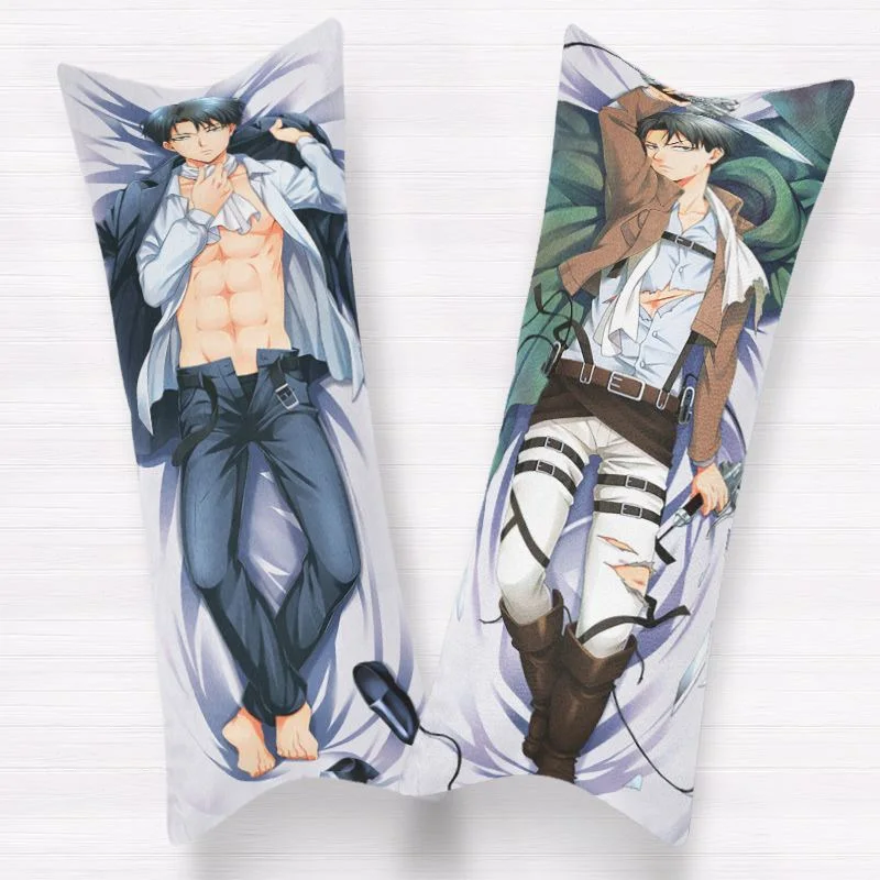 Inspired By Levi Body Pillow, Attack On Titan Body Pillow Case, Anime Body Pillow Cover