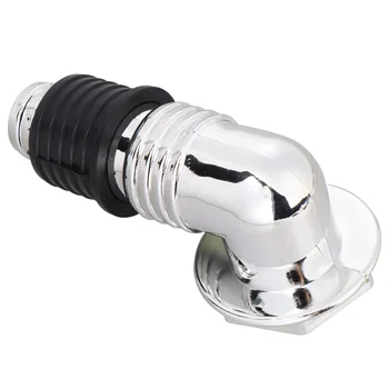 

1Pc Durable Head Home Floor Drain Joint Snap Adapter Connector with Overflow Cover for Washing Machine Washbasin(Silver)