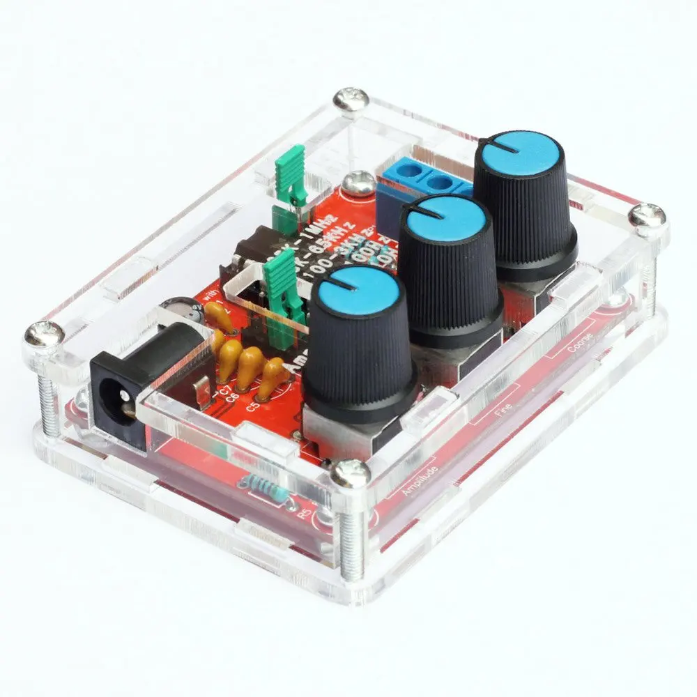 1 Гц-1 МГц XR2206 функция генератор сигналов DIY Kit синус/треугольник/квадратный выход генератор сигналов Регулируемая амплитуда частоты - Цвет: Both