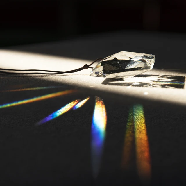 H & D 50 Mm -Es Függő Arcú Kristályok Napsütő Dísz Ablak Prizmák Szivárványkészítő Csillár Medál Karácsonyfa Dekoráció Ajándék - Image 4