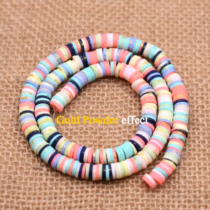 6MM Flat Round Clay Beads Kit Metal Spacer Beads For Jewelry Marking DIY  For Bracelets Necklace Earring Handmade Craft Findings - AliExpress