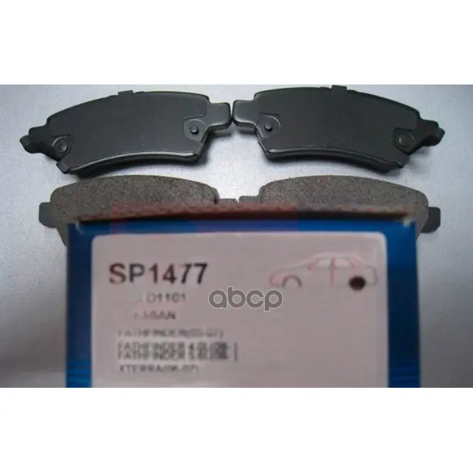 Sp1477sns_=Gdb3405=1188 01!Колодки Дисковые З Nissan Pathfinder 2.5d 05 Sangsin Brake Sp1477 Sangsin brake арт. SP1477