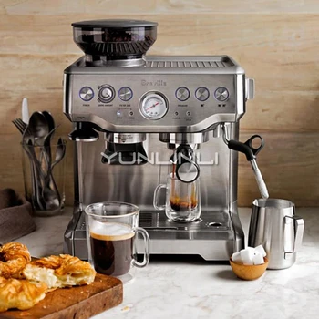 

Espresso Coffee Maker Grind Beans Semiautomatic 15Bar Grinder Steam Coffe Machine coffee maker machine smart coffee machine