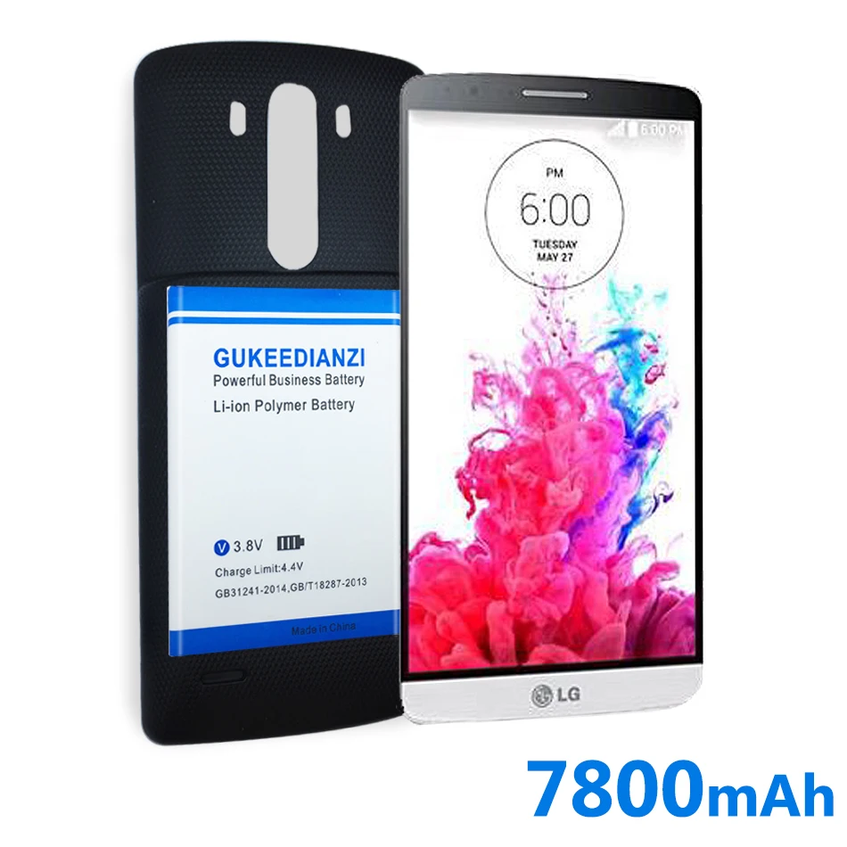 7800 мАч BL-53YH Батарея для LG Optimus G3 D830 D850 D851 D855 LS990 VS985 F400 LG G3( год версия
