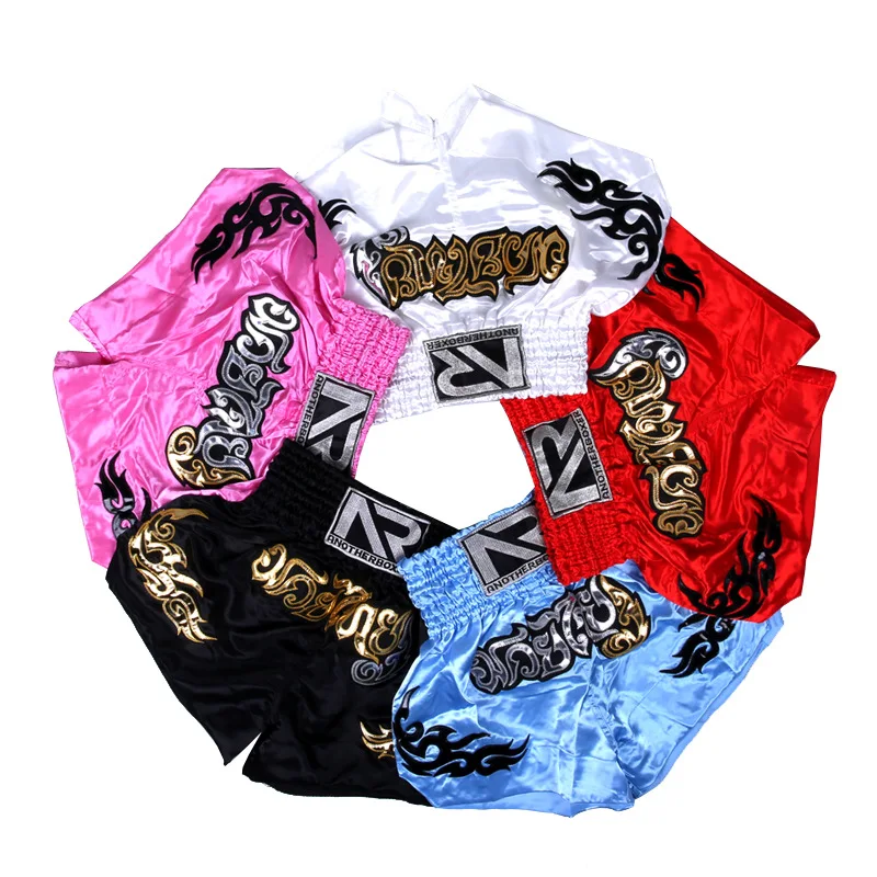 MMA Shorts Adult Children Boxer Loose Pants Muay Thai Shorts Ventilate MMA Training Trousers Fight Training Boxing Equipment