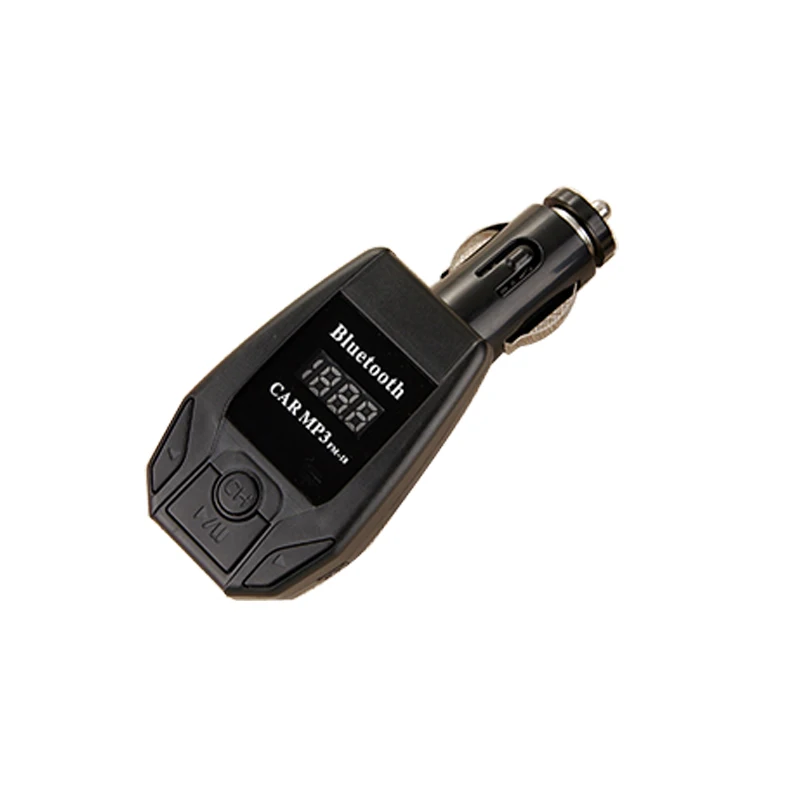 DHKEJI Cigarette lighter car MP3 Bluetooth player FM transmitter ABS material independent audio interface car USB charger