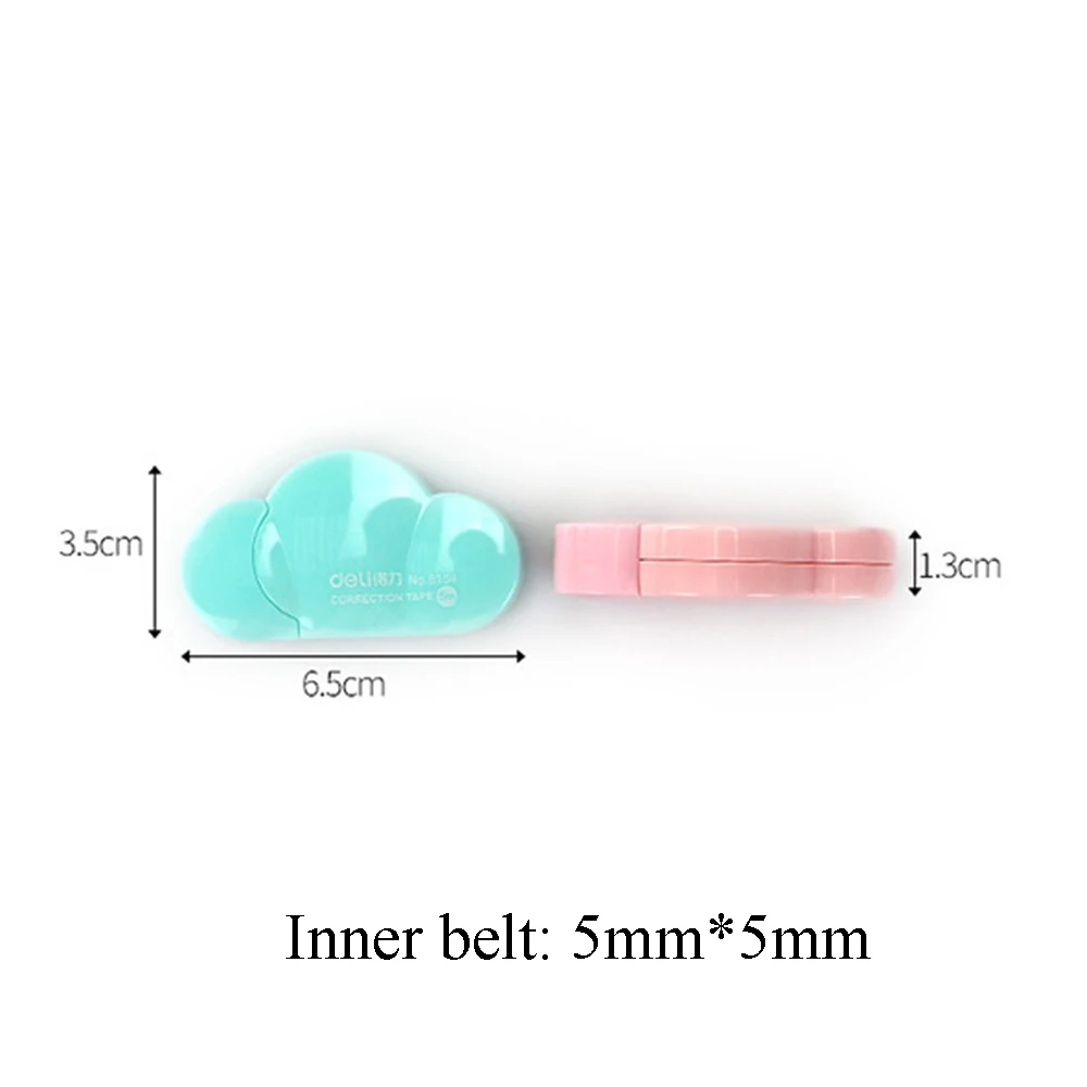 Популярные мини-цветные случайные милые облачные небольшие коррекционные ленты Новинка офисные школьные принадлежности коррекционный пояс офисные школьные принадлежности