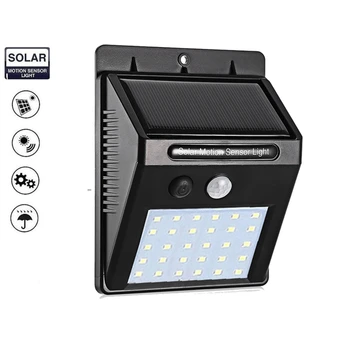 

1-4pcs 30LED Solar Power Street Light PIR Motion Sensor Wireless Wall Lamp Garden Security Lamps Outdoor Waterproof Luminaria en