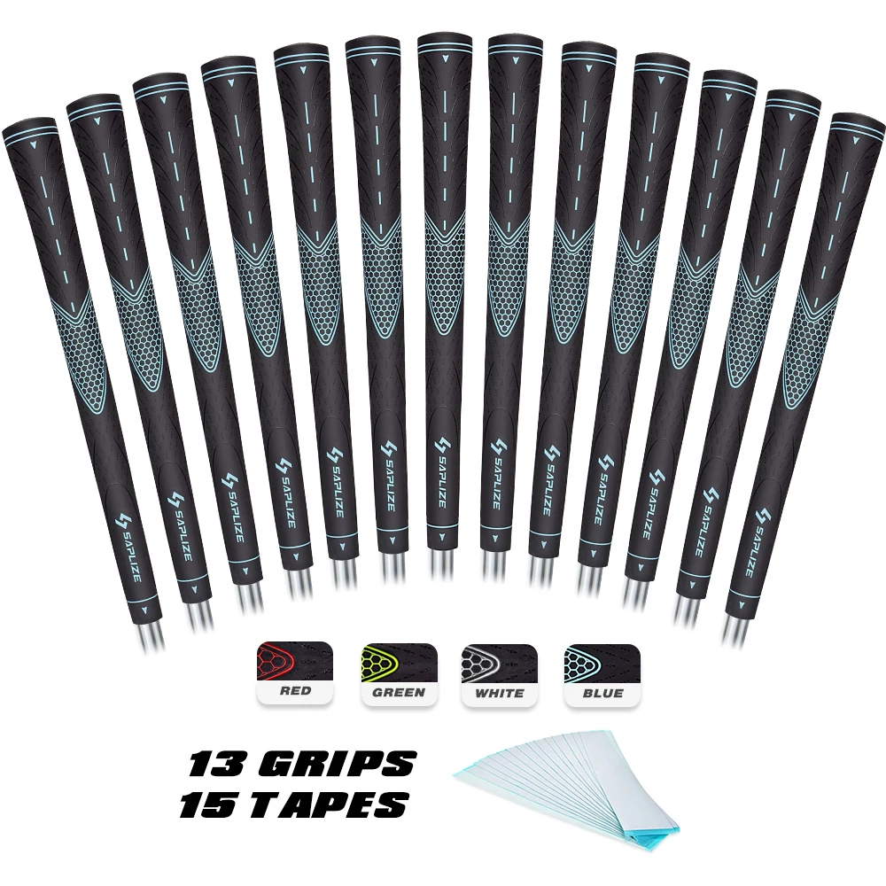 Splize Golf-Grips 13 шт/лот среднего размера высококачественные резиновые ручки для клюшек для гольфа 4 цвета на выбор - Цвет: Blue