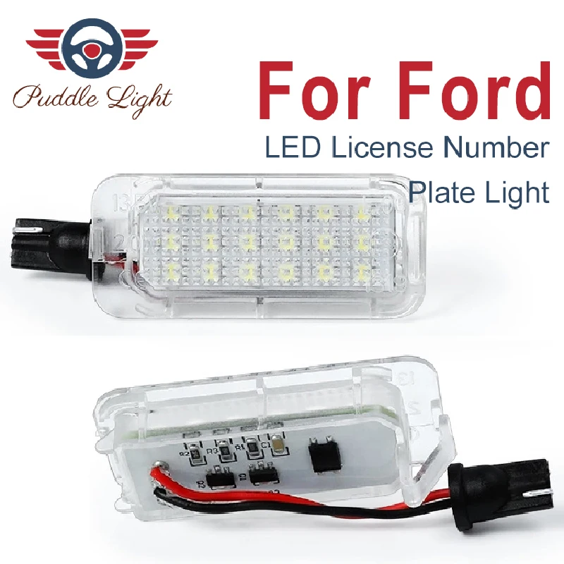 

LED Number Car License Plate Light Lamp For Ford Transit Fiesta Mondeo Galaxy Escape Focus C-Max Ranger Kuga S-Max Jaguar XJ XF
