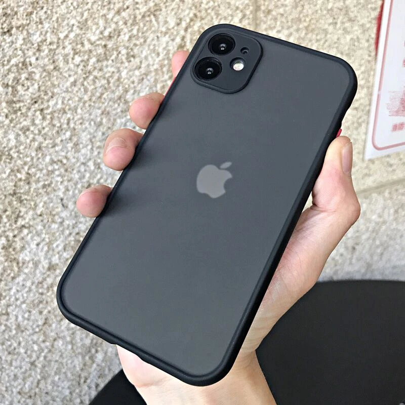 Camera Lens Protection Phone Case For iPhone 11 Pro Max 12 Mini X XS XR 6 6S 7 8 Plus SE 2020 Matte Transparent Shockproof Cover Camera Lens Protection Phone Case For iPhone 11 Pro Max 12 Mini X XS XR 6 6S 7 8 Plus SE 2020 Matte Transparent Shockproof Cover
