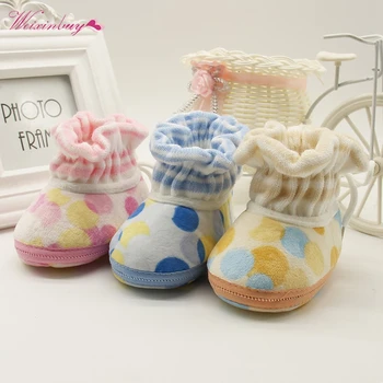 

3 patterns Baby Warm Boots Infant Newborn Boys Girls Soft Bottom Snow Winter Shoes First Walker 6-12 Months