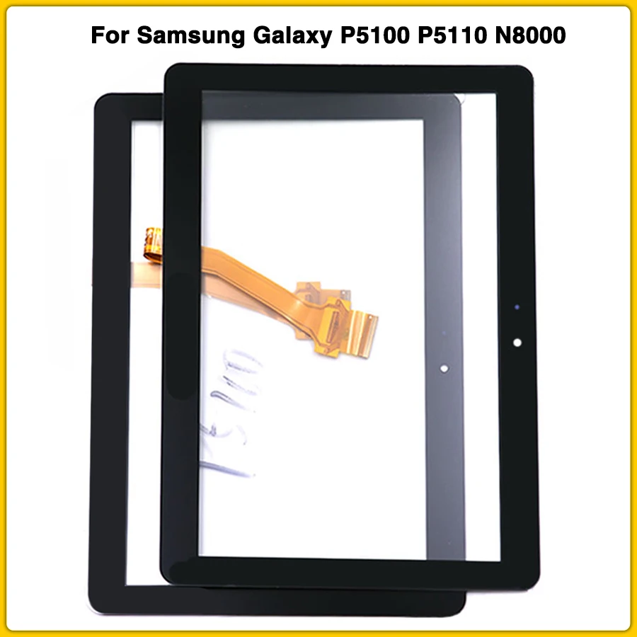 Сенсорный экран для samsung Galaxy Tab 2 GT-P5100 P5100 P5110 N8000 10,1 ''Сенсорная панель дигитайзер Сенсорная ЖК-Панель переднее стекло