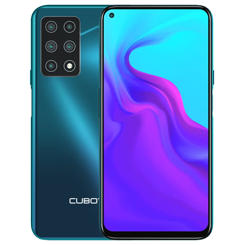 Cubot X30 8GB Smartphone 48MP Five Camera 32MP Selfie NFC 256GB 6.4" FHD+ Fullview Display Android 10 Global Version Helio P60