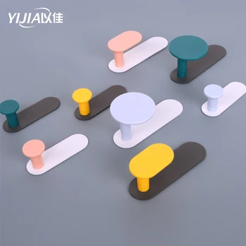 

Beautiful creative hook decoration hook strong load-bearing viscose wall hanging punch-free paste clothes key hook