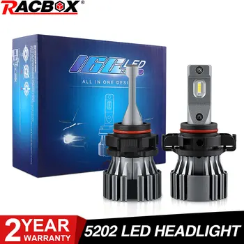 

5202 Car LED Headlight Bulbs 80W 8400LM 6500K 12V Auto Mini Head Lamp CSP Fog Light Copper Pipe Fast Heat Dissipation Led Bulb